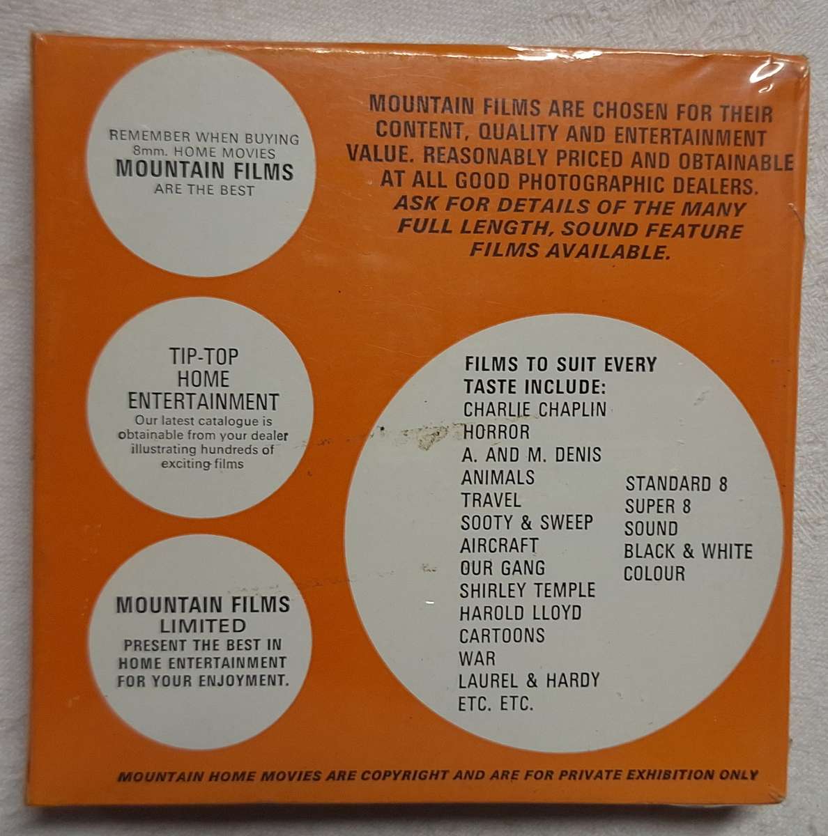 Mountain Home Movies: Laurel & Hardy Grave Heroes Super 8mm In Sealed Box