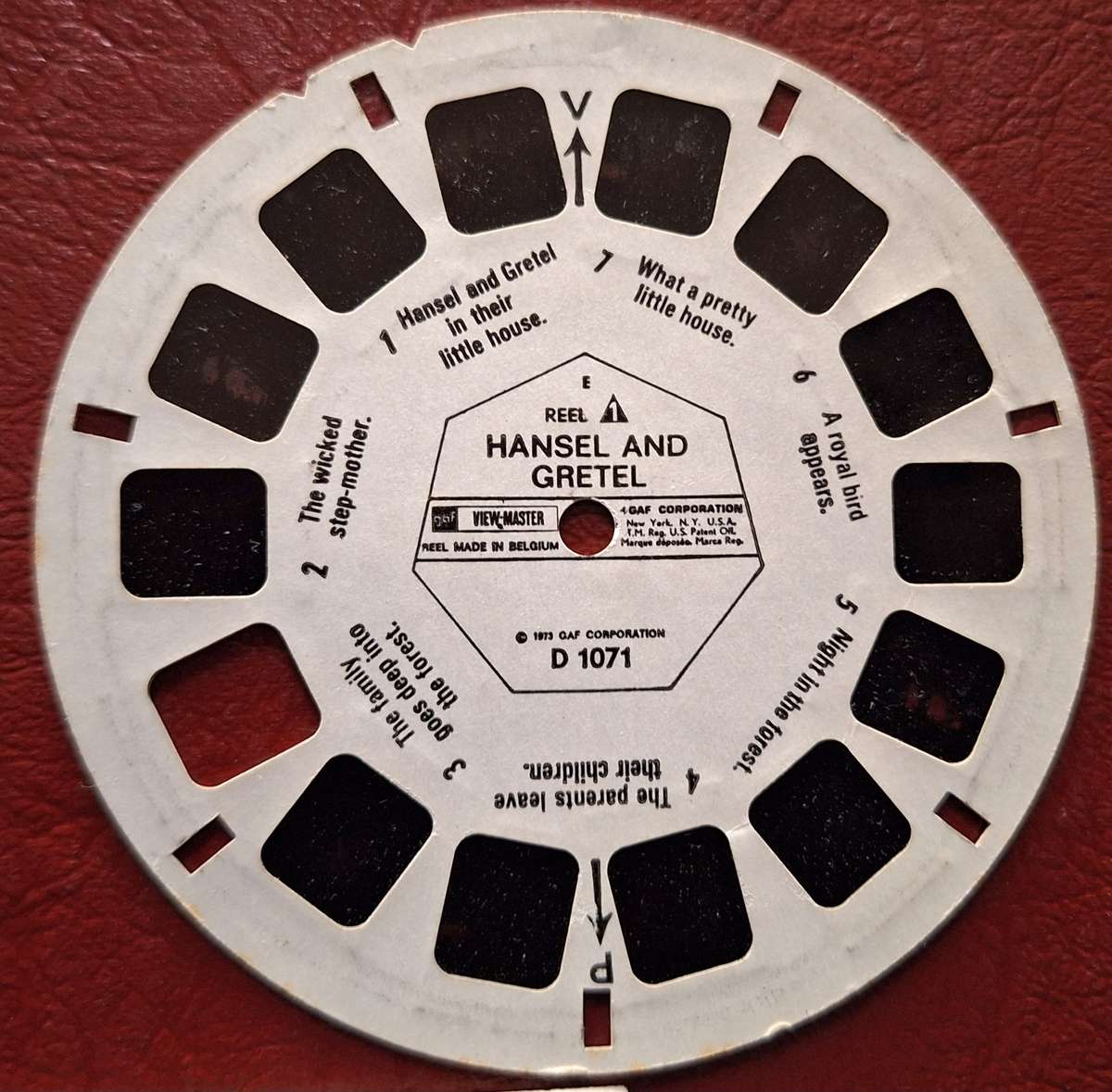 View-Master Hansel and Gretel complete with Book and 2 Reels