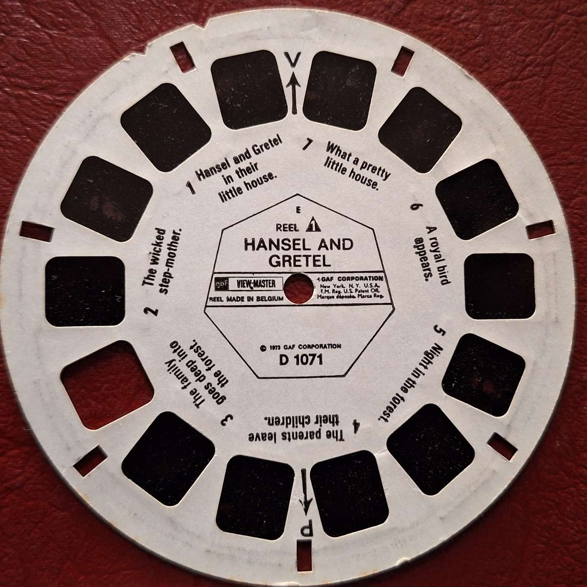 View-Master Hansel and Gretel complete with Book and 2 Reels