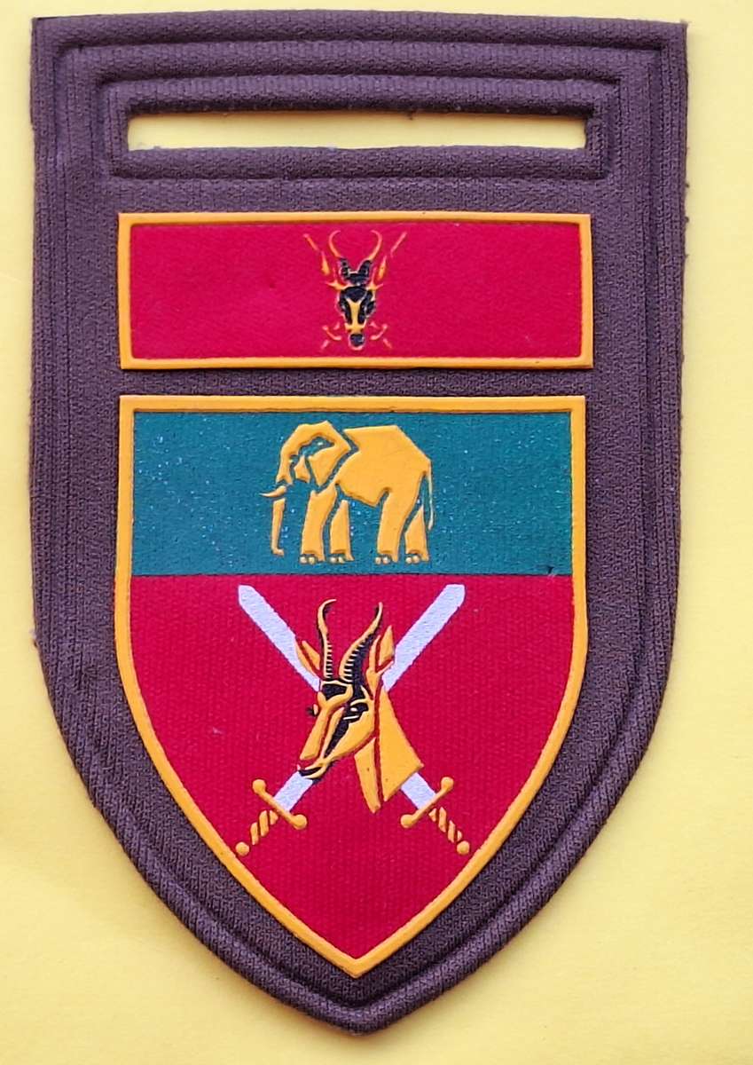 SADF Eastern Province Command tupperware flash with Chief of Army Command Badge