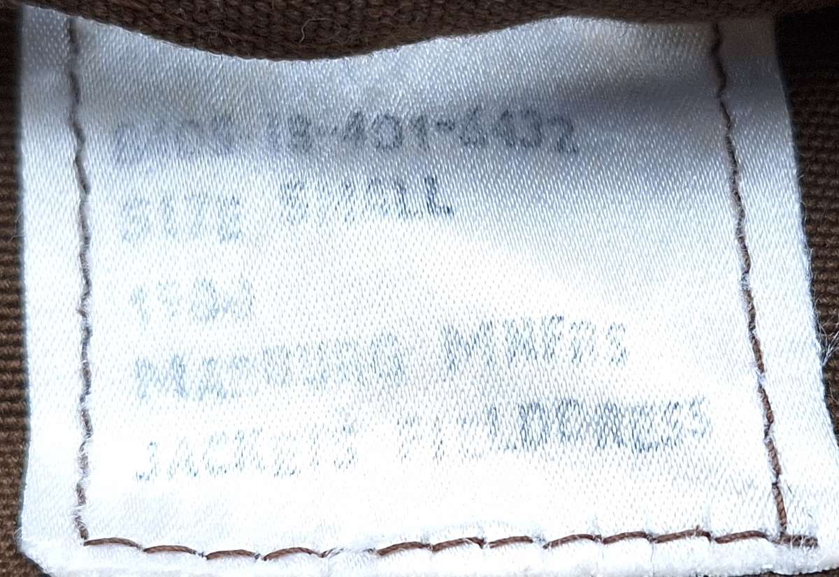 SADF Small Field Dress Jacket Marburg Manufacturers 1984