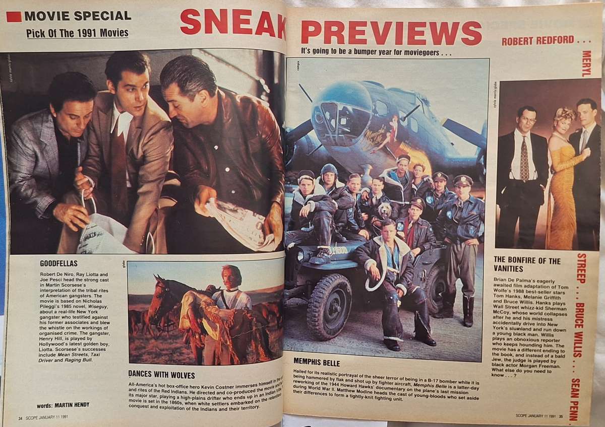 Scope Vol 26 No. 1 Jan 1991 Cover: Sally Boyle 1991 Calendar with a pin-up for each month