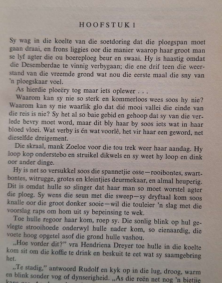 Bedoelde Land deur F A Venter Hardeband 1968