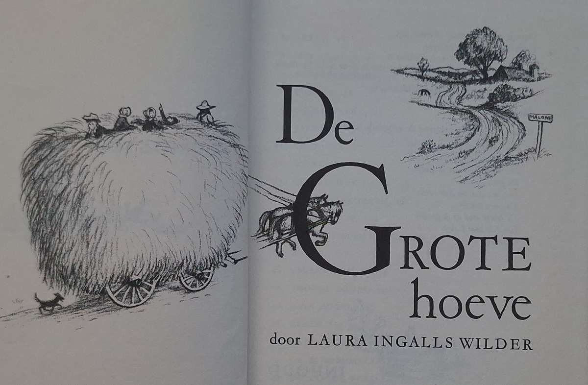 De Grote Hoeve door Laura Ingalls Wilder Hardeband