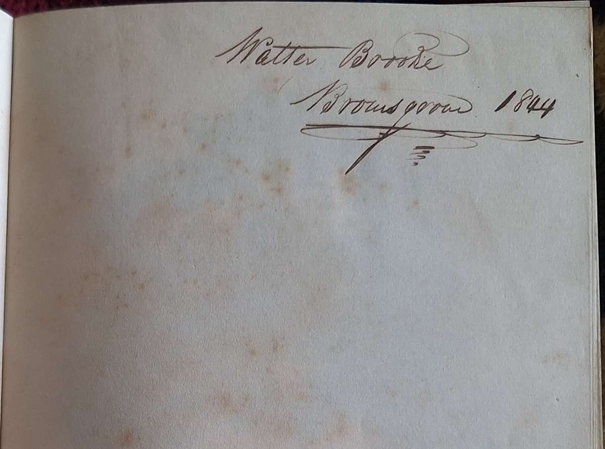 Pictorial Shakspere 7 Books from Set of 8 (No. 5 is Missing) Hand dated 1844