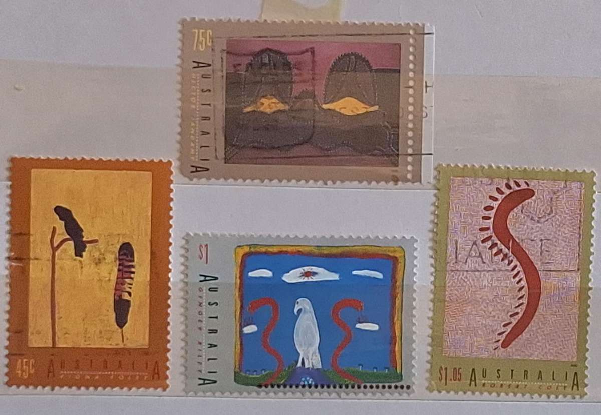 Australia 1993 Aboriginal Art Set of 4 Used Hinged stamps