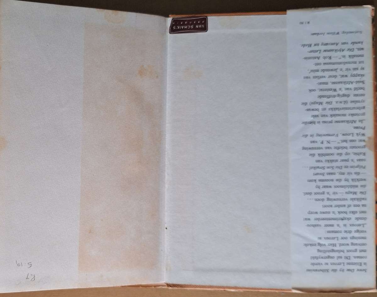 Sewe Dae by die Silbersteins deur Etienne le Roux Hardeband 1964 Vierde Druk