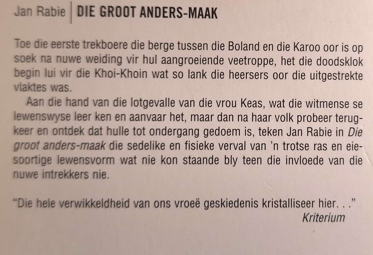 Die Groot Anders-Maak deur Jan Rabie Sagteband