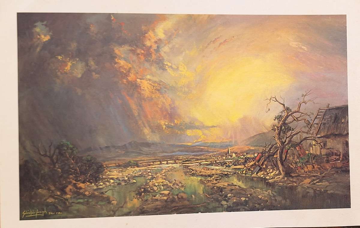 Unframed Reproduction Gabriel de Jongh 1981