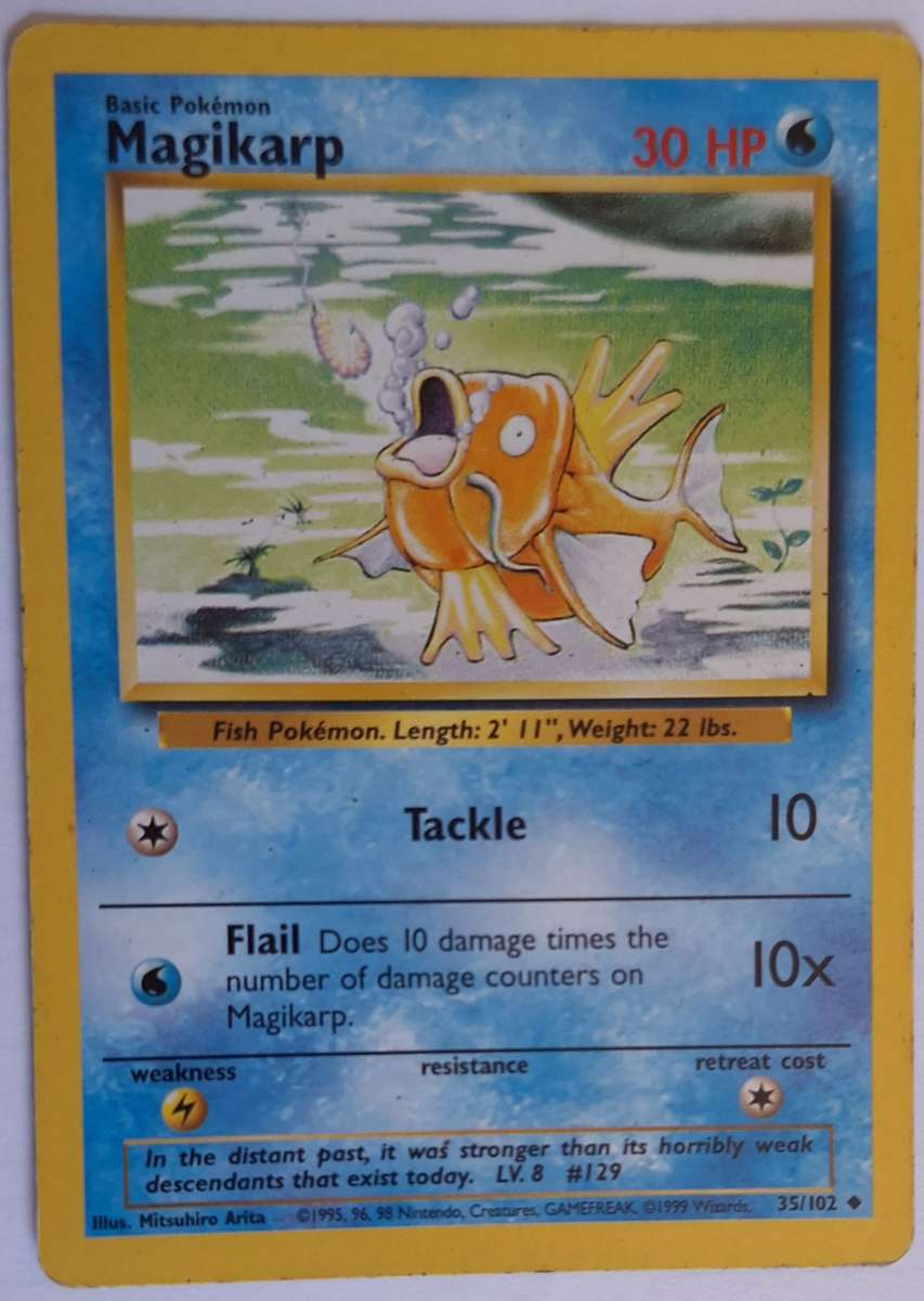 Pokemon Trading Cards Magikarp 35/102
