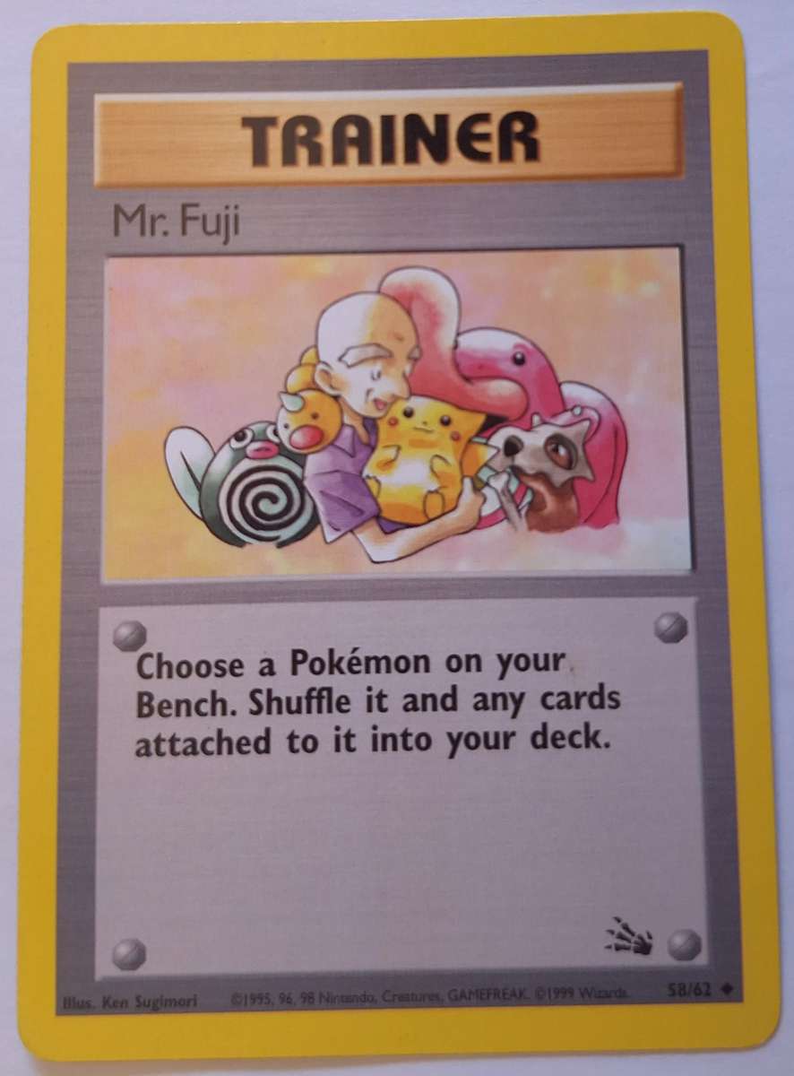 Vintage Pokemon Trainer Mr. Fuji 58/62