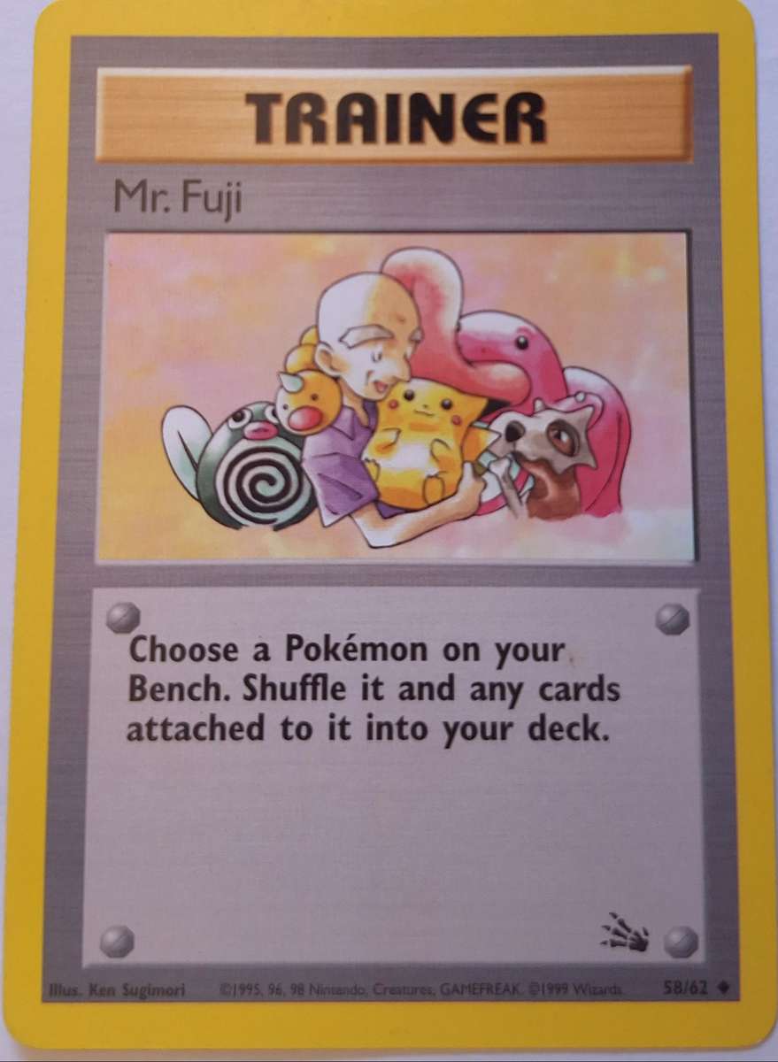 Vintage Pokemon Trainer Mr. Fuji 58/62