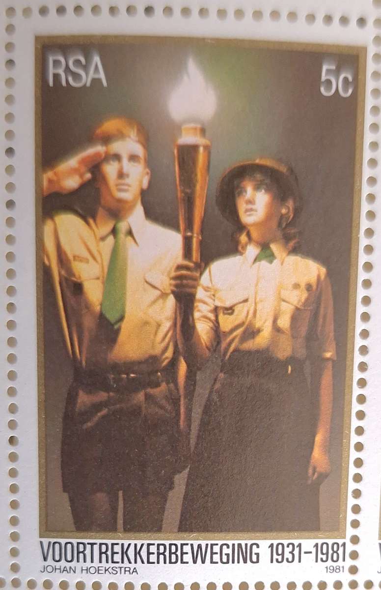 RSA 1981 Voortrekkerbeweeging Mint sheet of 25 stamps