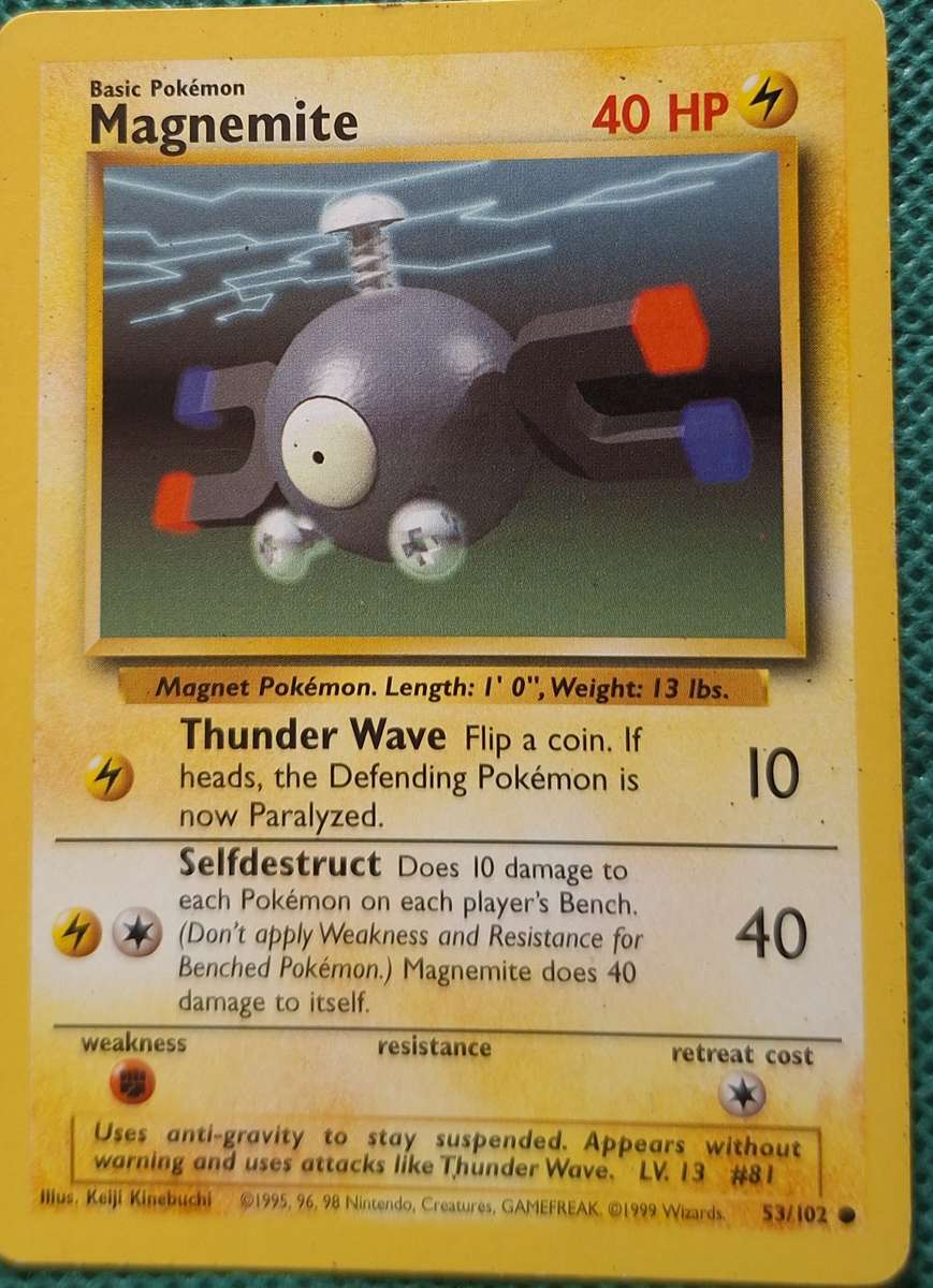 Pokemon Magnemite 53/102