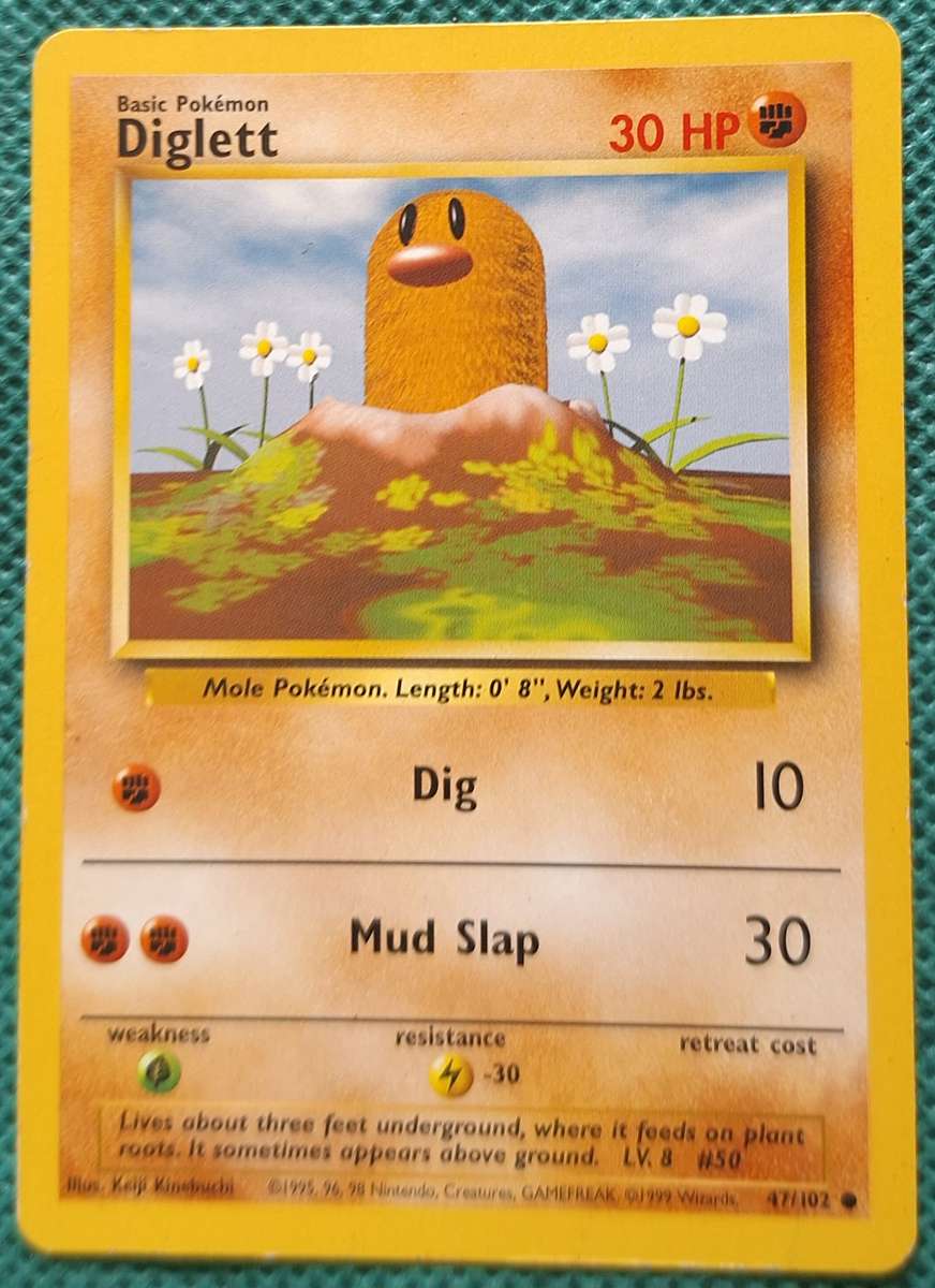 Pokemon Diglett 47/102