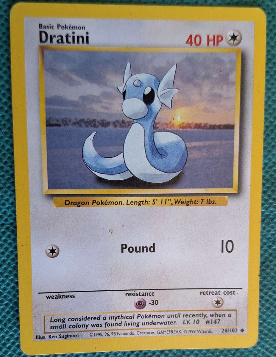 Pokemon Trading Cards Dratini 26/102