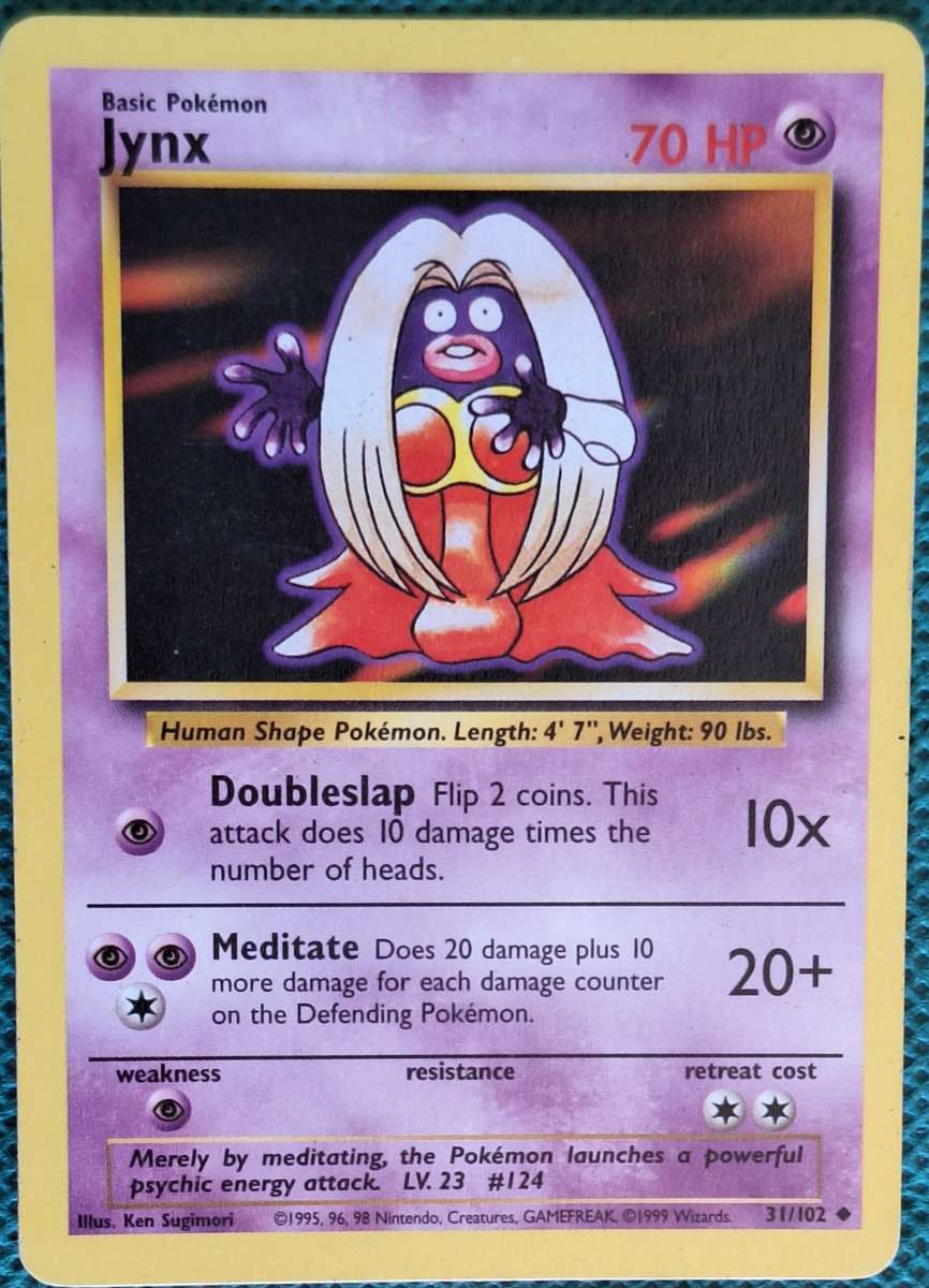 Pokemon Trading Cards Jynx 31/102