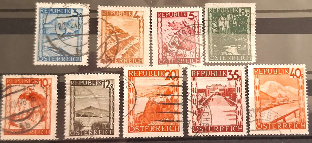 Austria 1945 Definitives 9 Used stamps