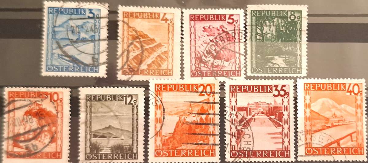 Austria 1945 Definitives 9 Used stamps