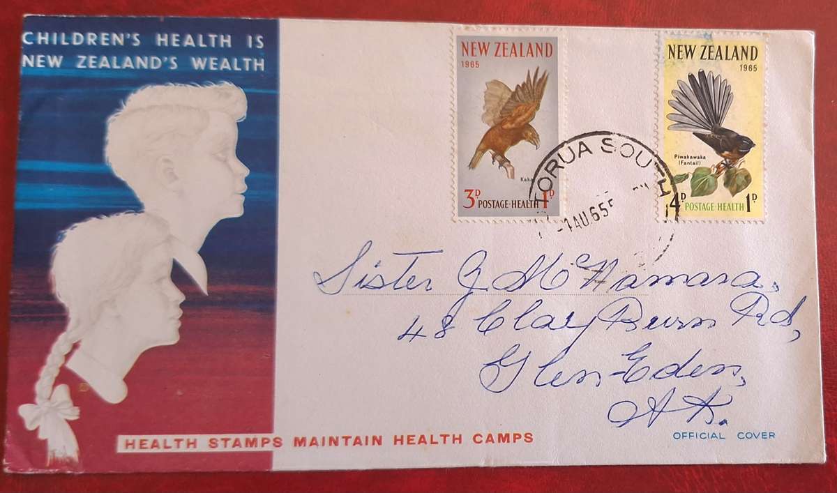 New Zealand 1965 Health Issue FDC