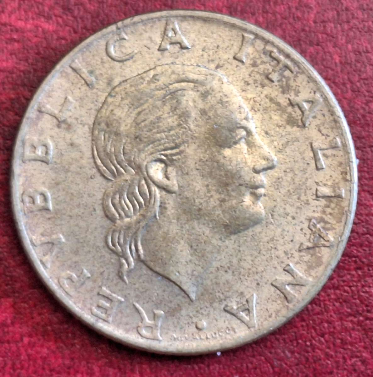 Italy 1980 200 Lire Bronzital