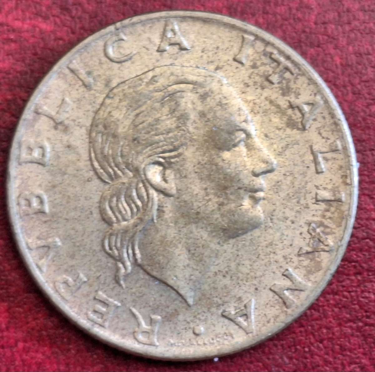 Italy 1980 200 Lire Bronzital