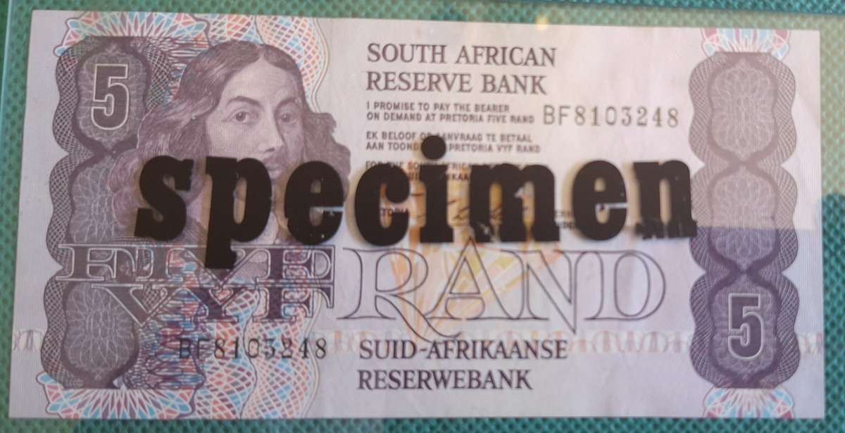 South African Reserve Bank R5 BF8103248