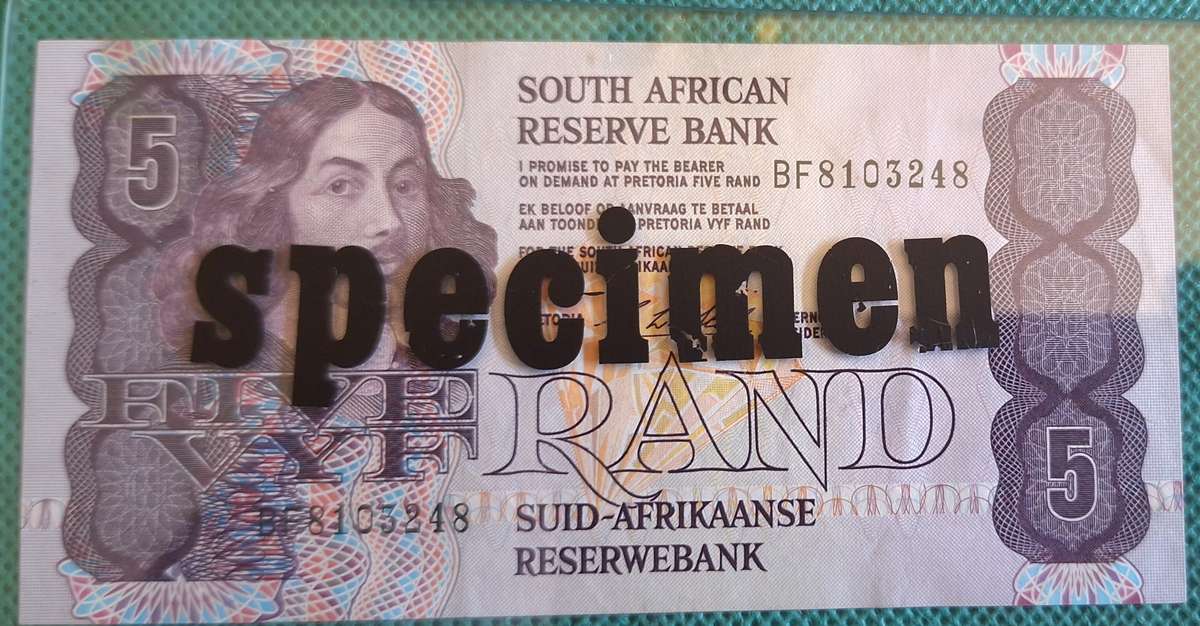South African Reserve Bank R5 BF8103248