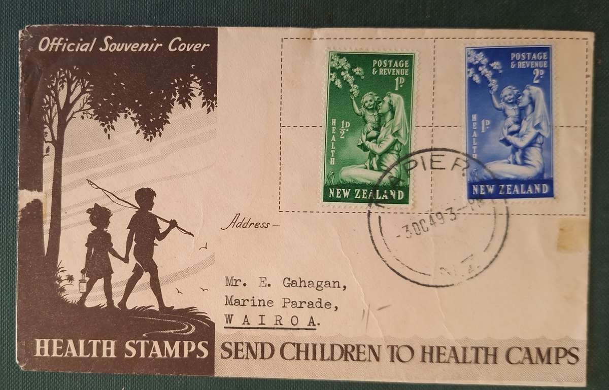 New Zealand 1949 Health Issue Official Souvenir Cover