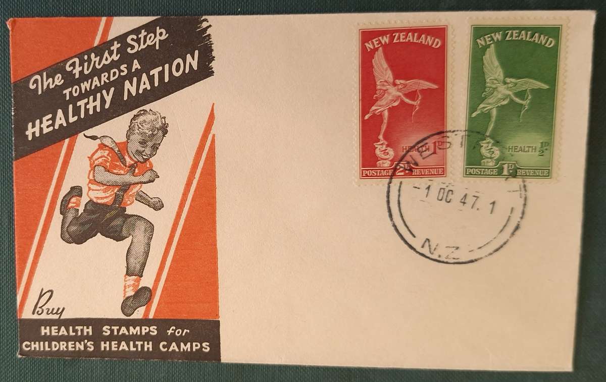 New Zealand 1947 Health Issue FDC