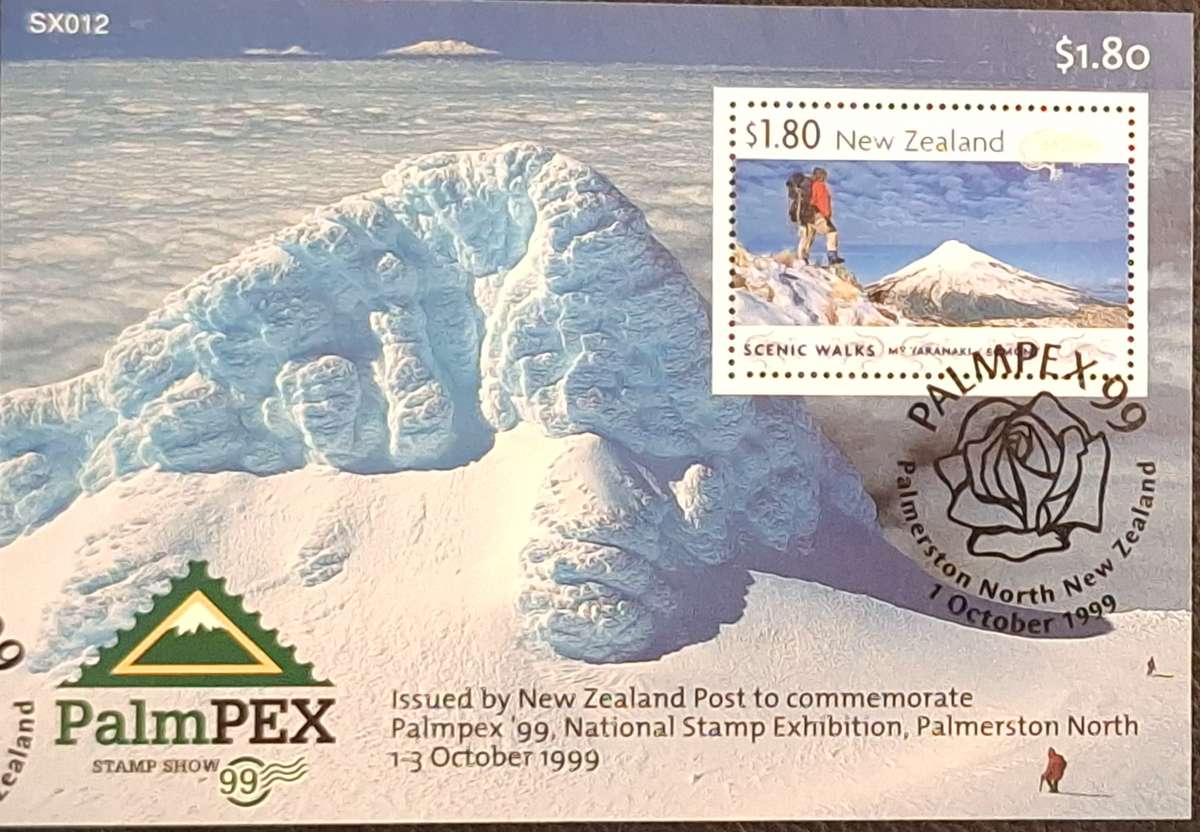 New Zealand 1999 PalmPex 99 1 Cancelled Miniature Sheet