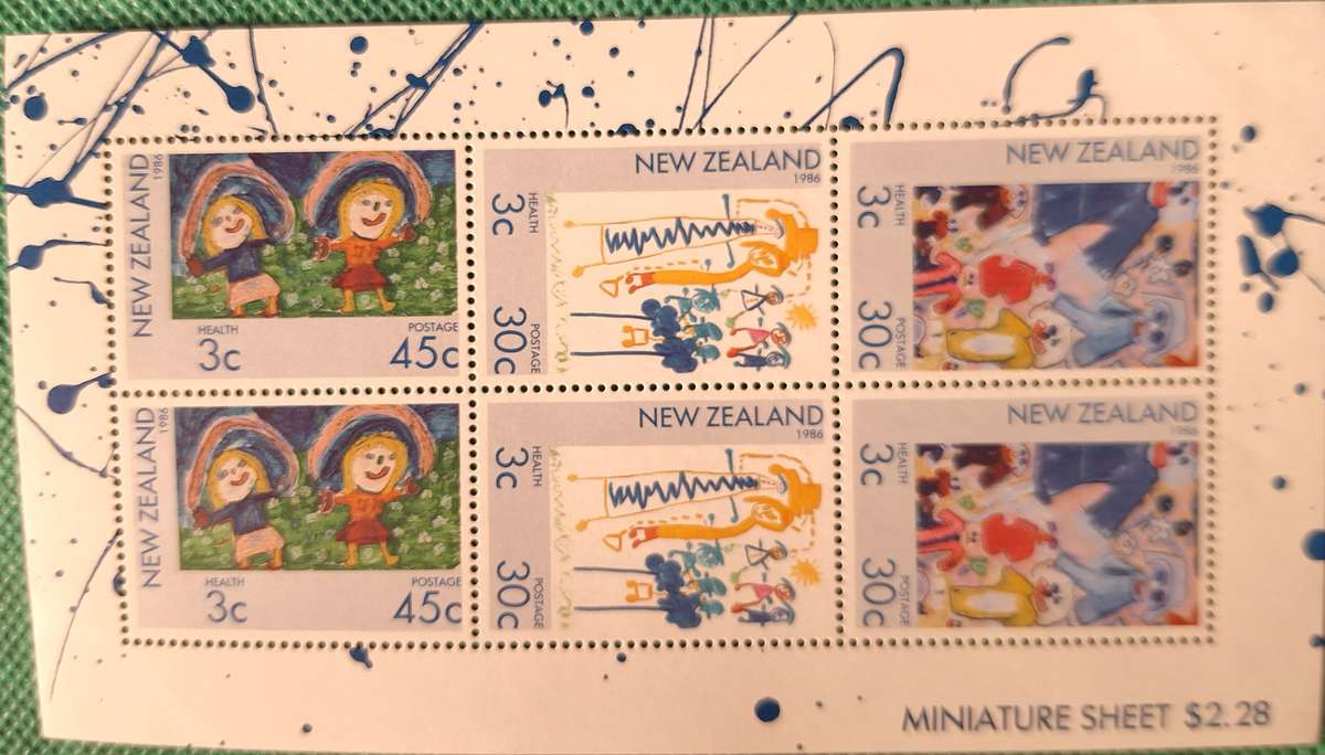 New Zealand 1986 Health Issue 1 Mint Miniature Sheet
