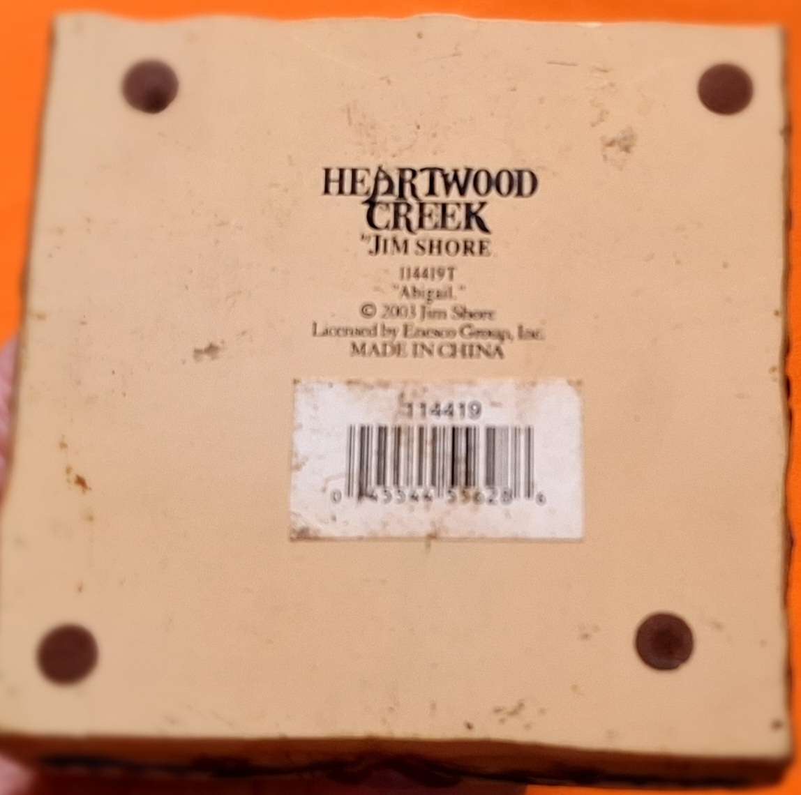 Heartwood Creek Jim Shore 2003 'Abigail' Ornament