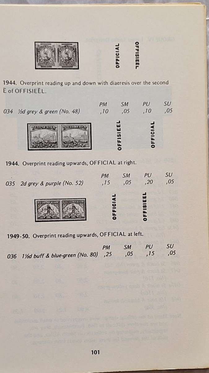Stamps of South Africa & South West Africa Ed: B Joseph and J Von Varendorff 1974 Spiral bound