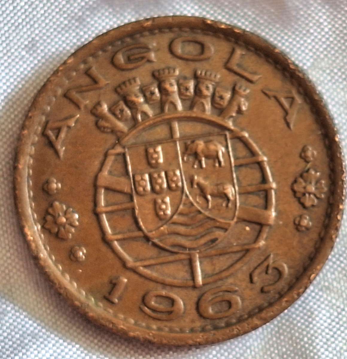 Angola 1963 1 Escudo Bronze