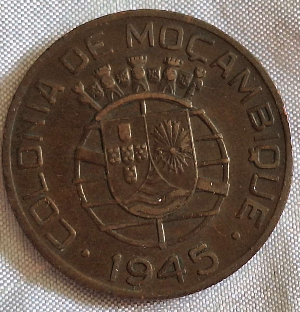 Mozambique 1945 1 Escudo Bronze