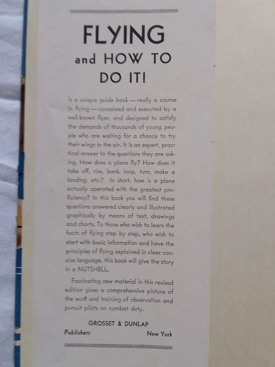 Flying and How to do it! New Revised Edition by Assen Jordanoff Hardcover 1940