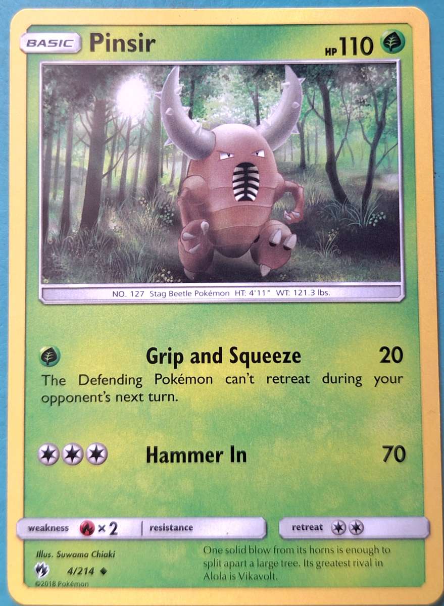 Pokemon 2018 4/214 Pinsir
