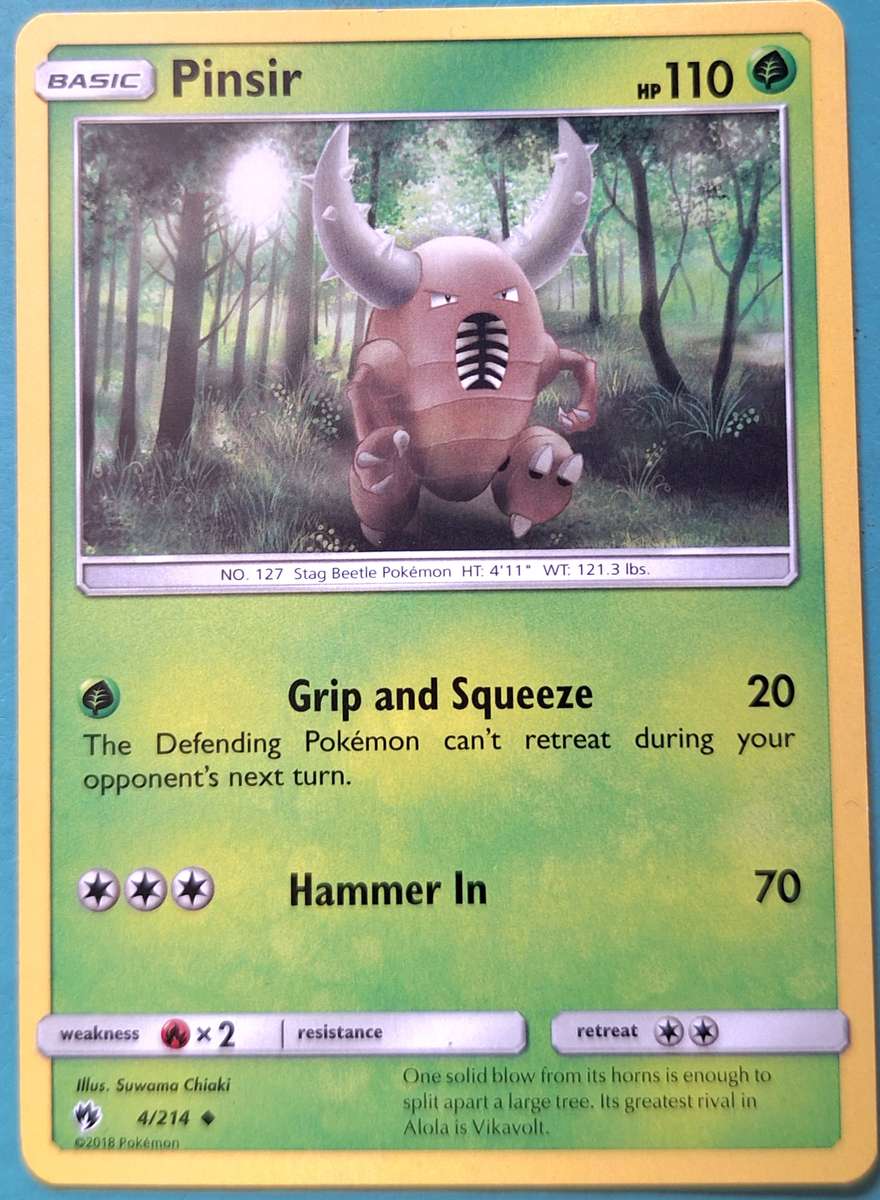 Pokemon 2018 4/214 Pinsir
