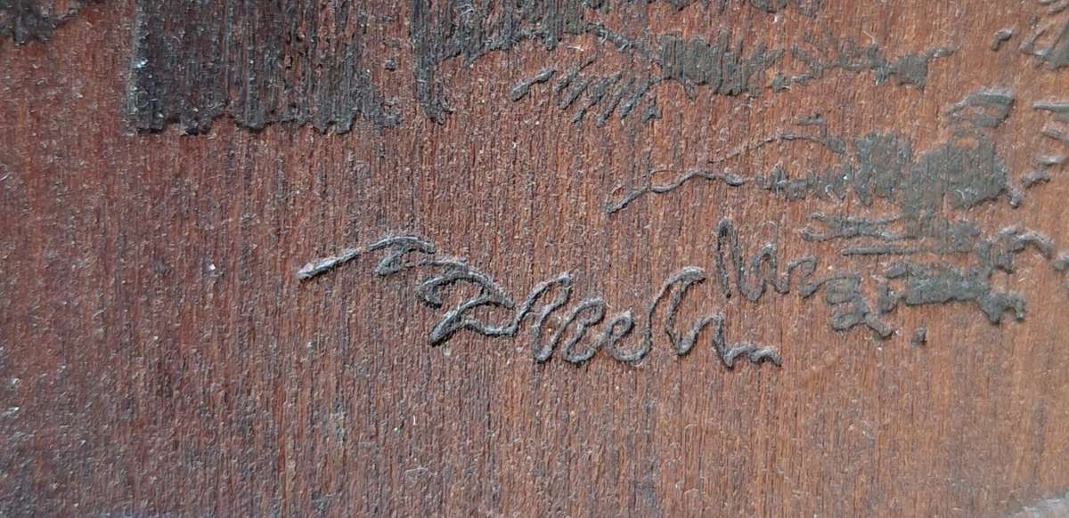 California Redwoods Plaque with metal hanging hook