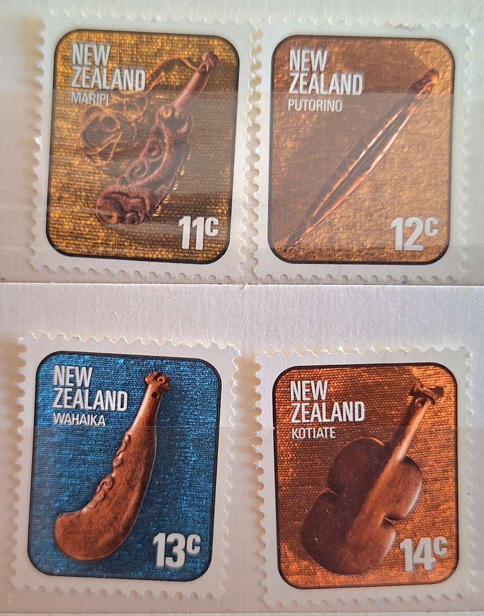 New Zealand 1975 Definitives 4 Mint stamps