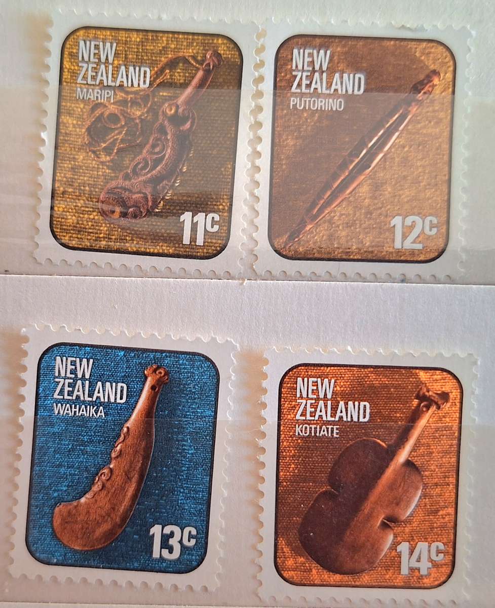 New Zealand 1975 Definitives 4 Mint stamps