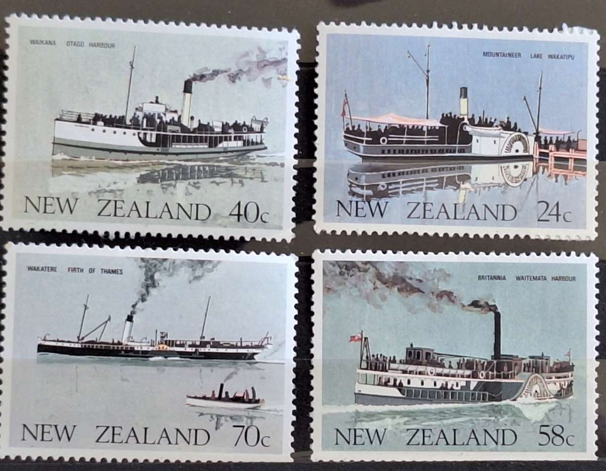 New Zealand 1984 Vintage Transport Set of 4 Mint stamps