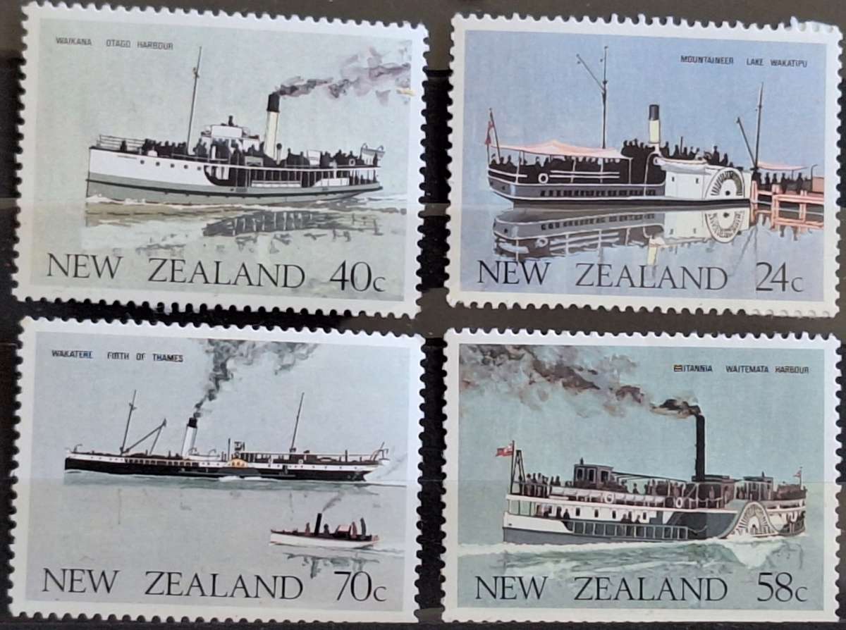 New Zealand 1984 Vintage Transport Set of 4 Mint stamps