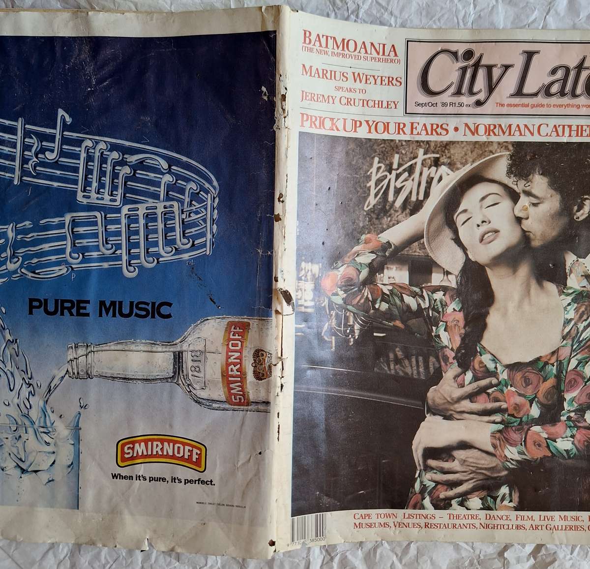 City Late Entertainment Magazine 8 Sept 1989