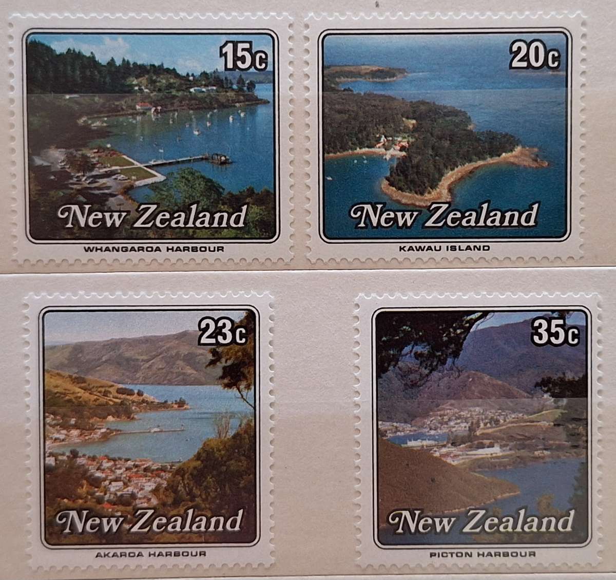 New Zealand 1979 Harbours Set of 4 Mint stamps