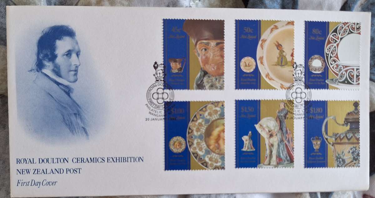 New Zealand 1993 Royal Doulton Ceremics Exhibition FDC