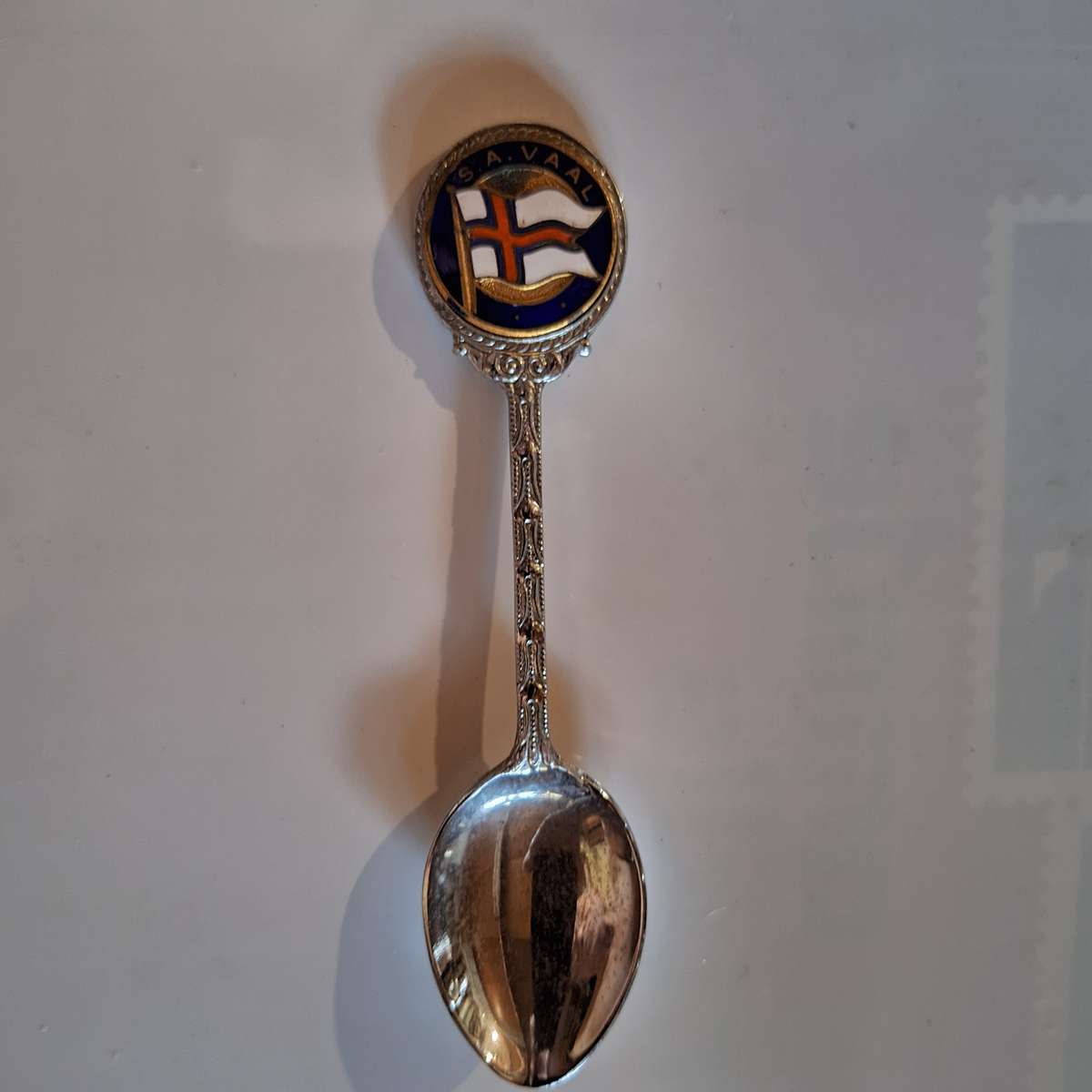 Vintage Union Castle Line S.A. Vaal Teaspoon