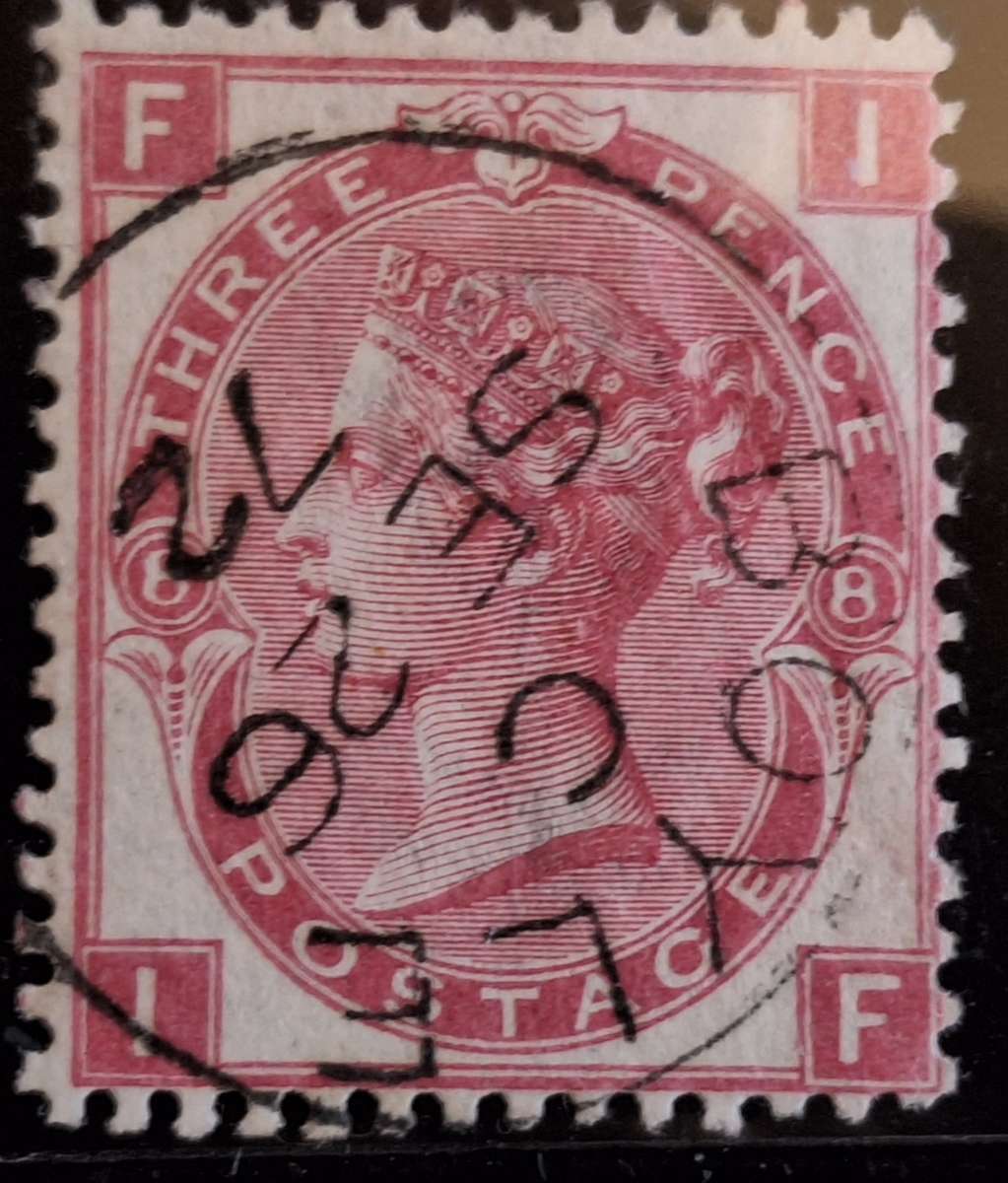 GB 1865 Queen Victoria SG 103 Stanley Gibbons Ltd Stock Plate B. Fine Used.