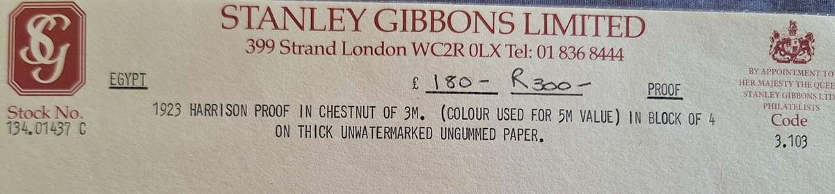 GB 1902/11 Plate Proofs Stanley Gibbons Ltd 1d Two Examples in Deep Green. One Doubly Printed.